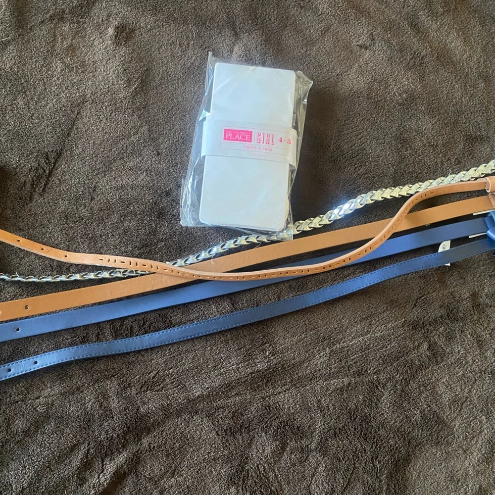 Girls belts/tights bundle